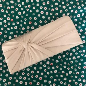 Blush Knot Twist Clutch